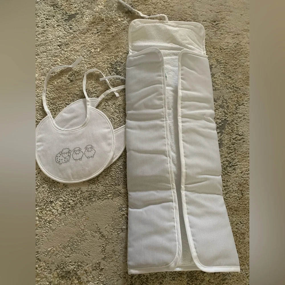 Chic Boutique Baby Bibs and Diaper Changer